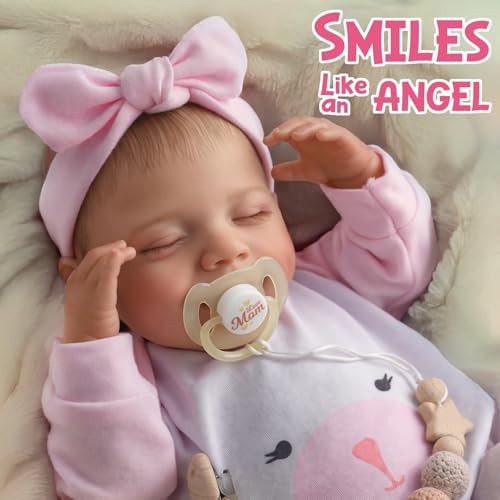 Lifelike Reborn Baby Doll 20 Inch Realistic Newborn Vinyl Doll for Kids A6842