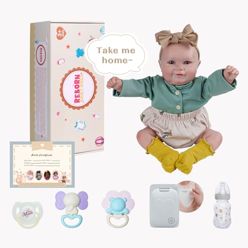 20 Inch Soft Vinyl Reborn Baby Doll with Accessories for Girls P18941