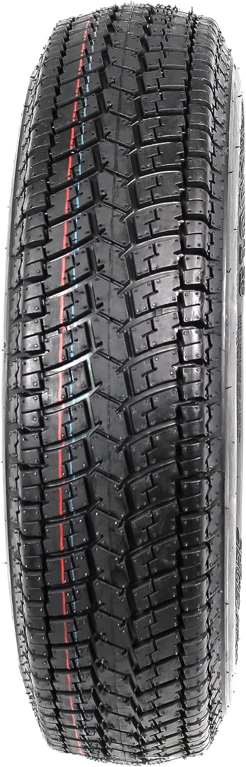 Trailer Tire on Rim ST175/80D13 5 Hole White Spoke Wheel S77679