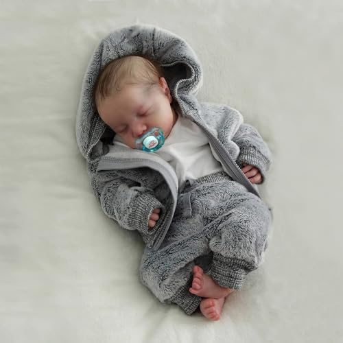 Lifelike Reborn Baby Doll Silicone Full Body Boys 17 Inch G466746