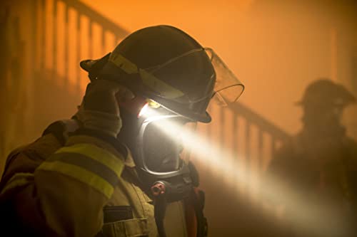 Helmet Mounted Right Angle Firefighter Flashlight R167