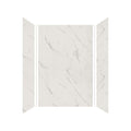 Transolid EWK363672-41 Expressions 3-Panel Shower Wall Kit, 36-in L x 36-in W x 72-in H, Bianca