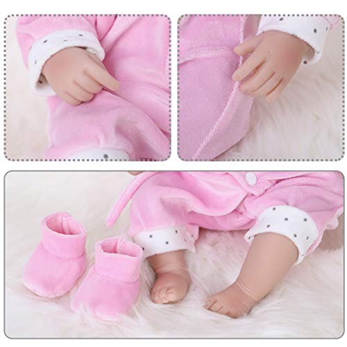 Reborn Baby Doll Realistic Silicone Vinyl 16 Inch Weighted Soft Body R8222