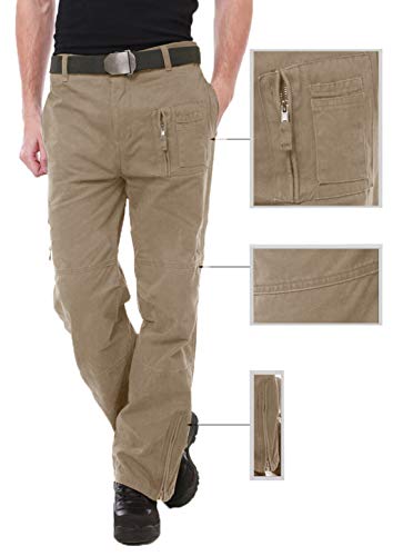 Men's Cotton Multi-Pocket Cargo Pants X554