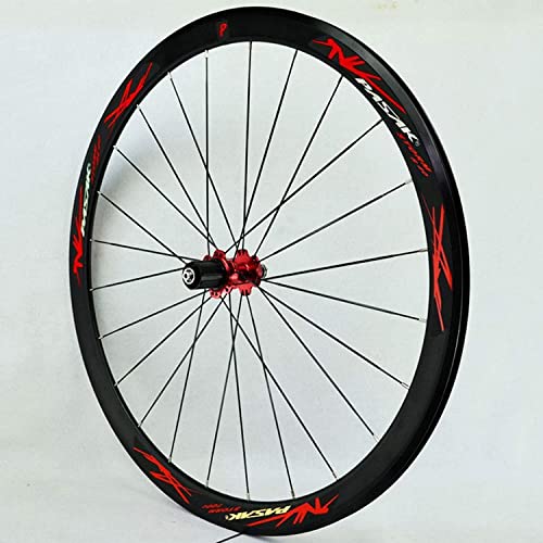 700C Road Bike Wheelset, 40mm Flat Bar, 4-Bearing Quick Release A9003