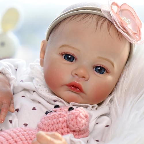 18 Inch Realistic Reborn Baby Doll Girl with Soft Weighted Body H76938