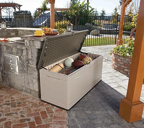 Extra Large Deck Box, 130 Gallon, Desert Sand/Brown V622519