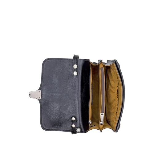 Leather Crossbody Bag with Organizer for Women A2456
