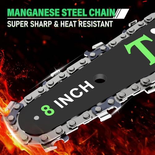 6 Inch Mini Electric Chainsaw Cordless Battery Powered, Hand Held Saw for Wood Trimming V216130