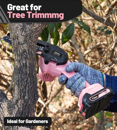 6 Inch Mini Electric Chainsaw Cordless Battery Powered, Hand Held Saw for Wood Trimming V216130