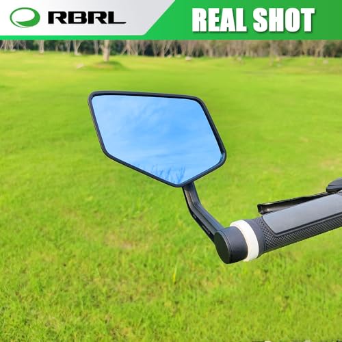 Bike Rear View Mirror, Rotatable Bar End Mirror, Wide View Bicycle Mirror M663577
