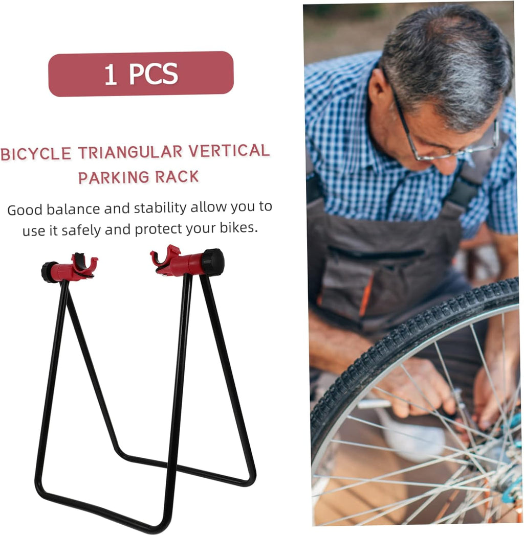 Triangular Vertical Parking Bike Kickstand Repair Stand T455505