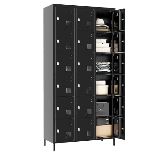 Steel Lockers for Employees, Lockable Storage Cabinet with Assembly X270