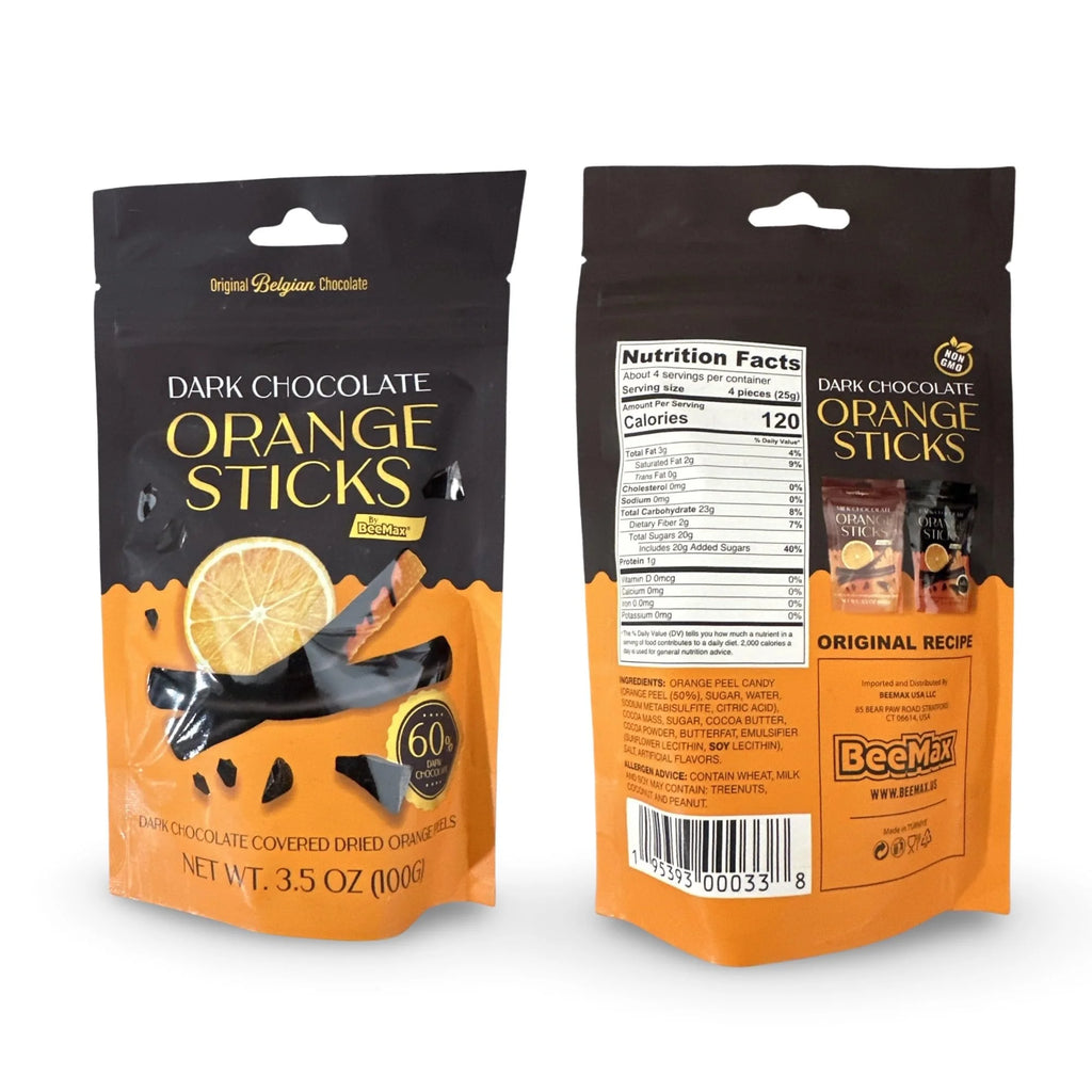 Dark Chocolate Orange Sticks 3.5 oz, Pack of 4 C5433