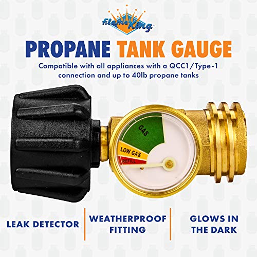 20 lb Steel Propane Tank Cylinder with Type 1 Valve for Grills and BBQs J64752