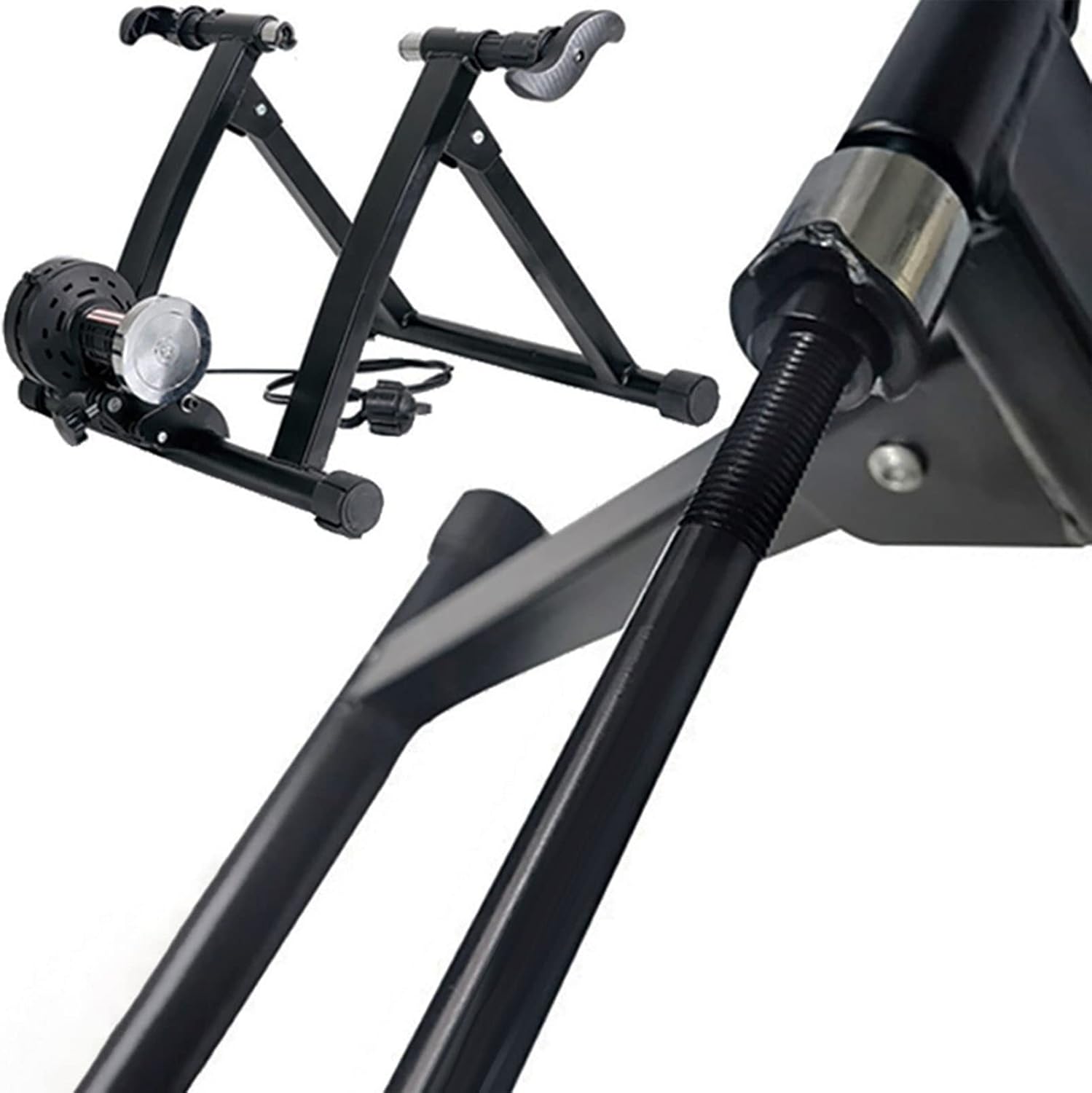 Bike Trainer Thru Axle Adapter for Rear Wheel, Adjustable Length Aluminum Alloy W9610