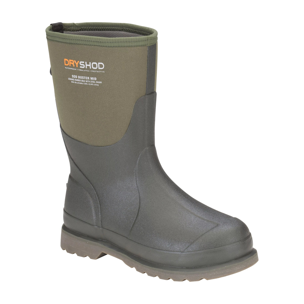 Men's Mid Cut Moss/Grey Boot L686