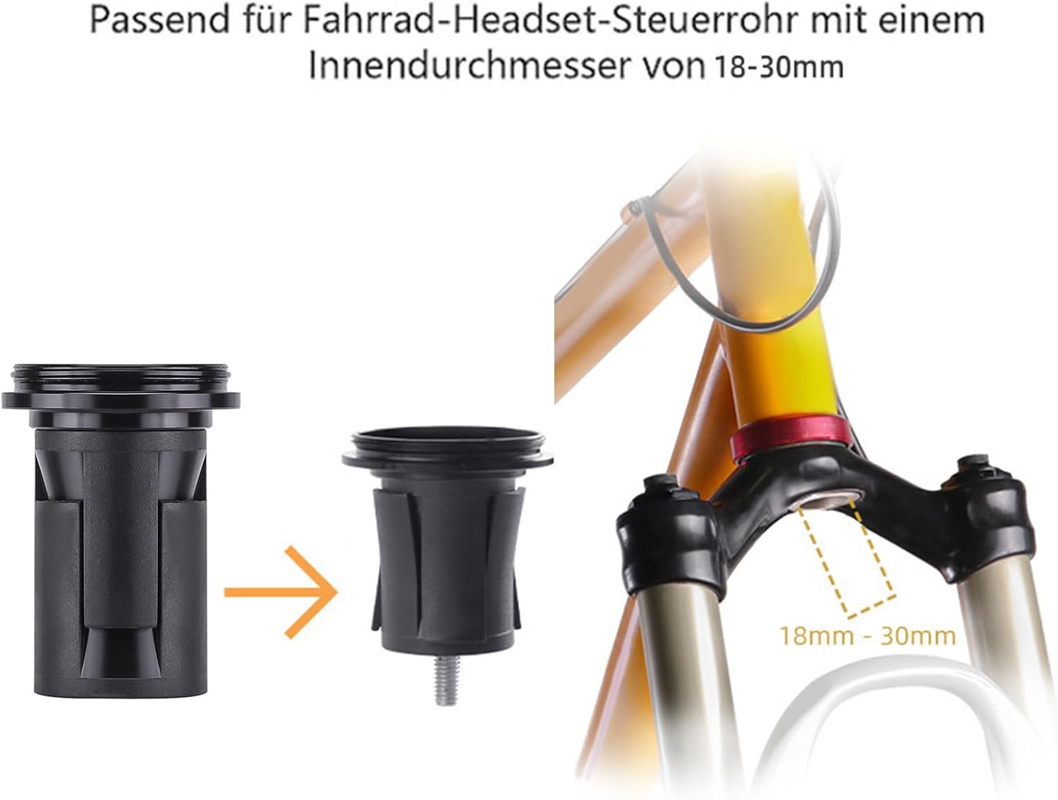 Anti-Theft Bicycle Front Fork Down Tube Mount Holder K3695