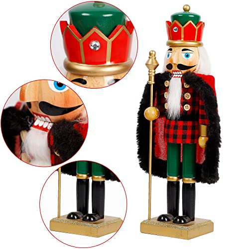 14 Inch Christmas Nutcracker Bear Drummer Ornaments, Tabletop Centerpiece Decor W663