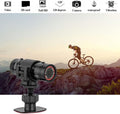 Bicycle Motorbike Helmet Camera, HD 1080P Sports Action Camera, Motorcycle Video DV Camcorder, Waterproof Bike Car Video Recorder, Mini Action DVR Video Cam, for Outdoor Wilderness ,32G SD Card