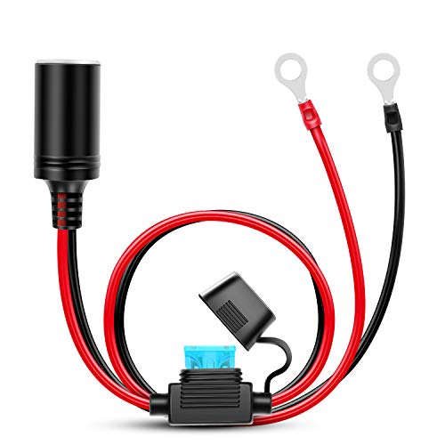 Nilight Female Cigarette Lighter Adapter Car Battery Extension Charge Cable