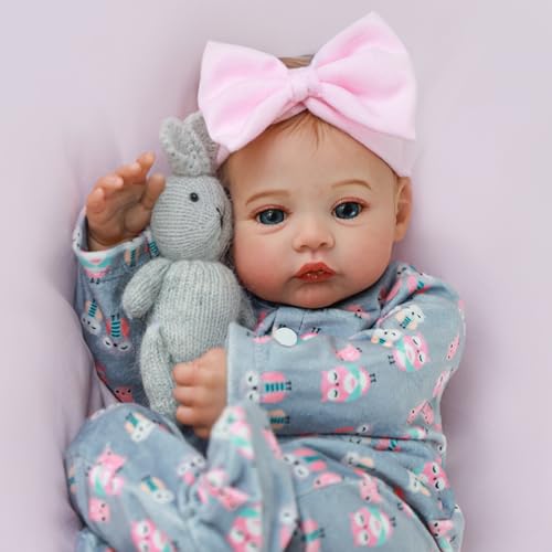 18 Inch Realistic Reborn Baby Doll Girl with Soft Weighted Body H76938
