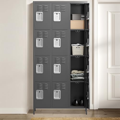 Metal Lockers with Shelves 72" H for Employees C448234