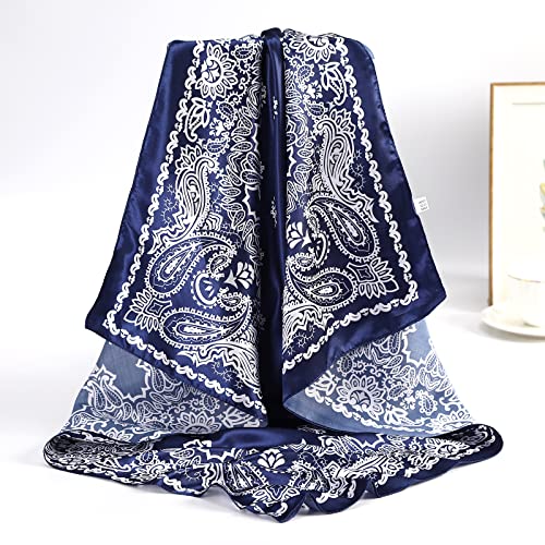 35" Satin Square Head Scarves for Women G264