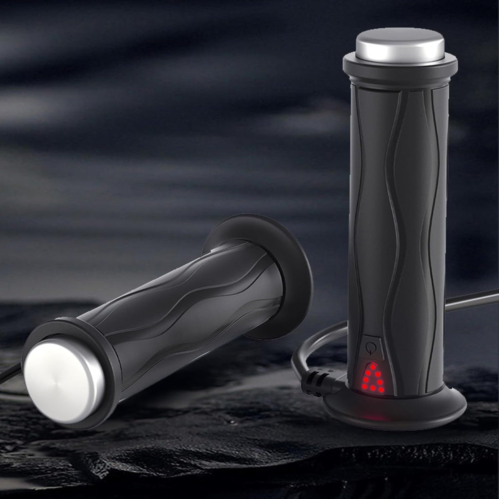 Heated Motorcycle Handlebar Grips with 5-Gear Temperature Control Y28085