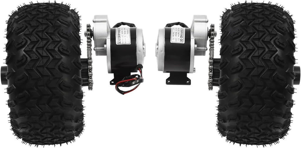 10 Inch 24V Dual Drive Brush Gear Motor Conversion Kit with Digital Display Throttle S292