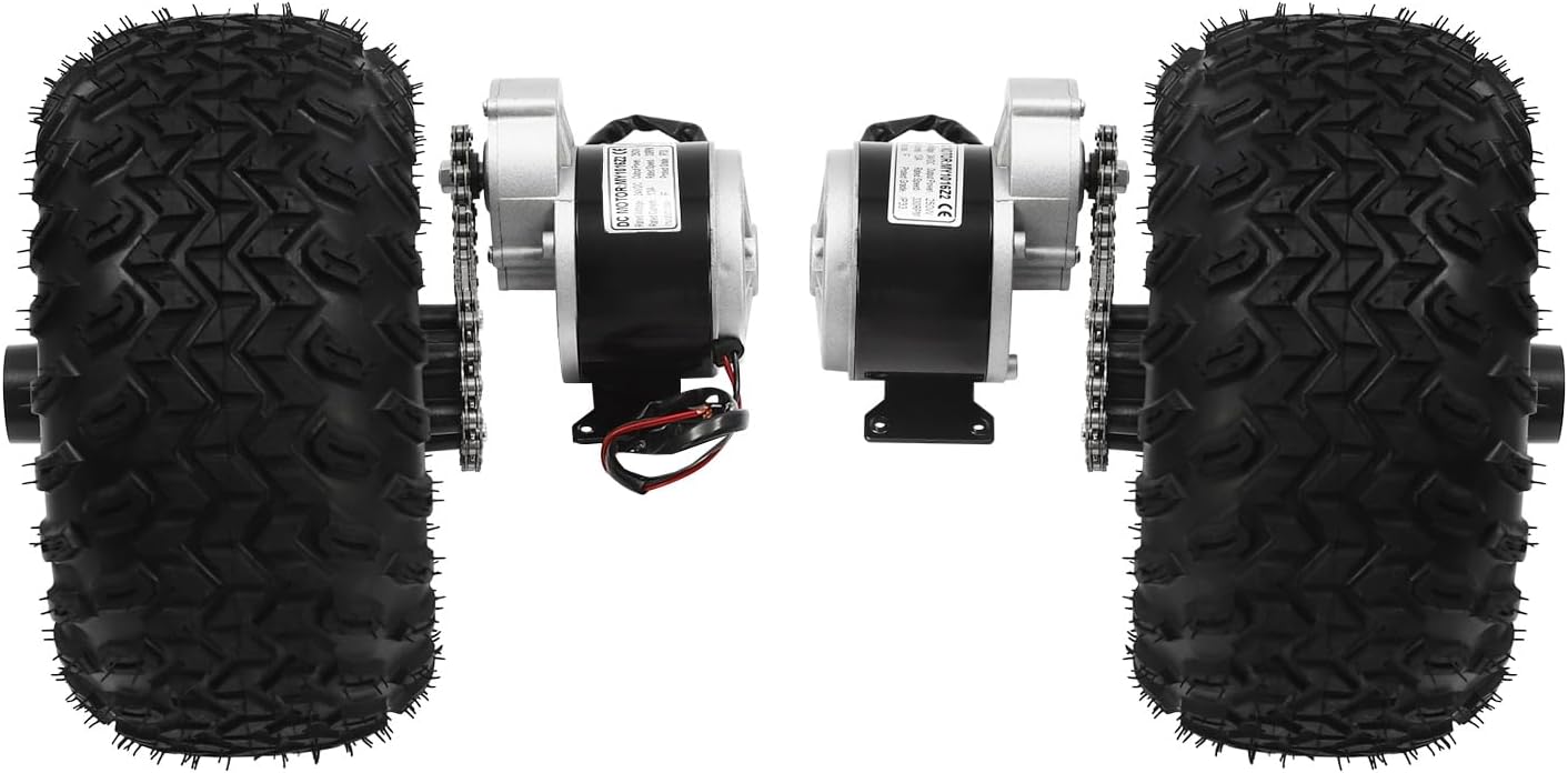 10 Inch 24V Dual Drive Brush Gear Motor Conversion Kit with Digital Display Throttle S292