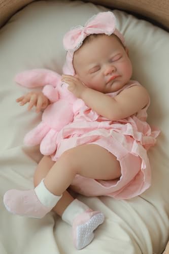 20 Inch Realistic Reborn Baby Doll in Green Outfit with Accessories B700