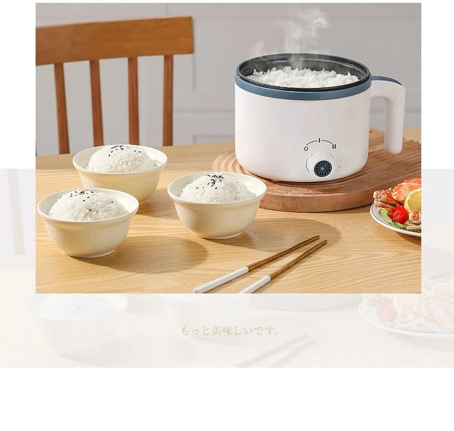 Electric Rice Cooker Non-Stick Multi Cooker for Kitchen U39535