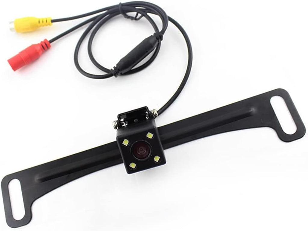 Car Reversing Camera License Plate Bracket, Rear View Backup Camera, Black S7396