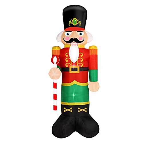 Christmas Inflatable Nutcracker Soldier Yard Decoration 8 Feet N96849