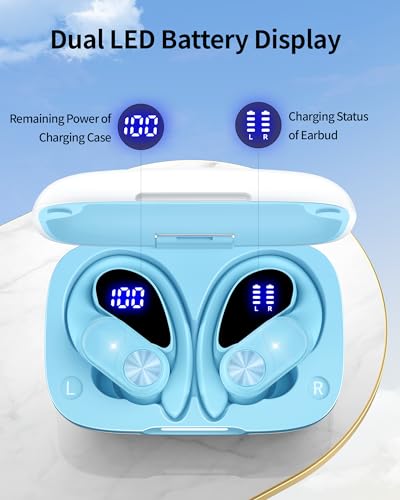 Wireless Earbuds with Charging Case, IPX7 Waterproof, 80hrs Playtime I710320