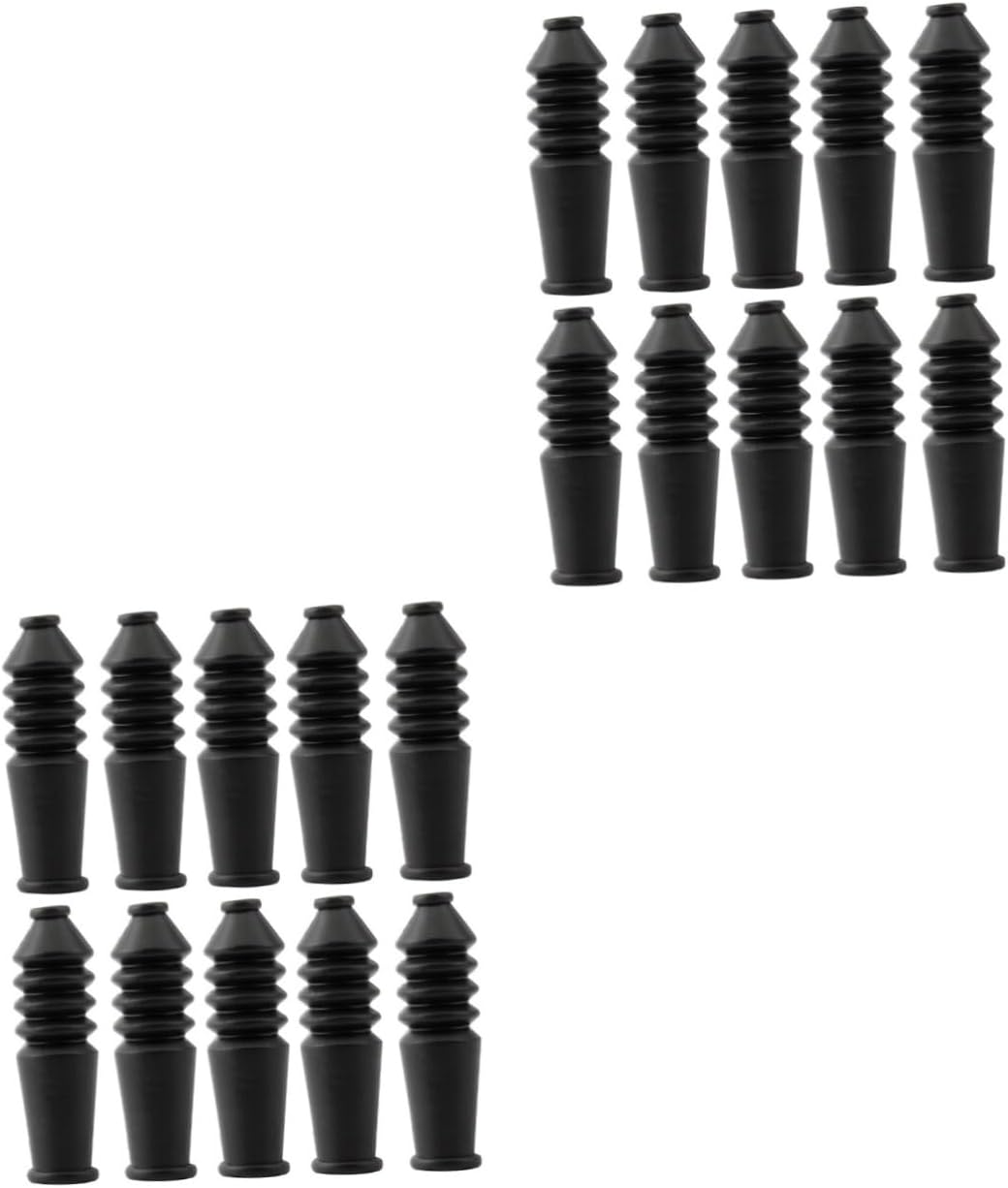 BESPORTBLE 20 Pcs Brake Cable Road Bike Brake Boot Bike Cable End Caps Bike Modification Bean Bag Booster Refill Bike Accessories Elderly Couple Figurines V Brake Cycling Gear Fold