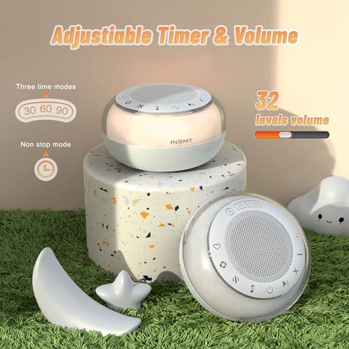 White Noise Machine with 35 Soothing Sounds and Nightlight K11976