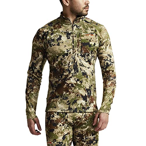 Men's Midweight Zip Long Sleeve Hunting Shirt V465