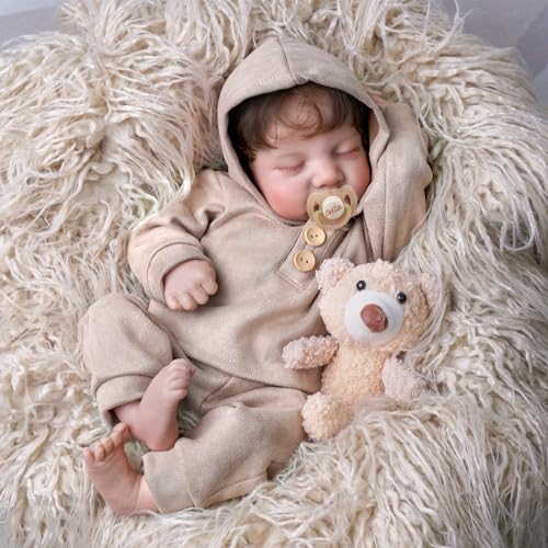 Lifelike Reborn Baby Doll Silicone Full Body Boys 17 Inch G466746