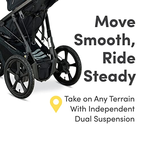 Jogging Stroller with Dual Suspension and Air-Filled Tires J600821