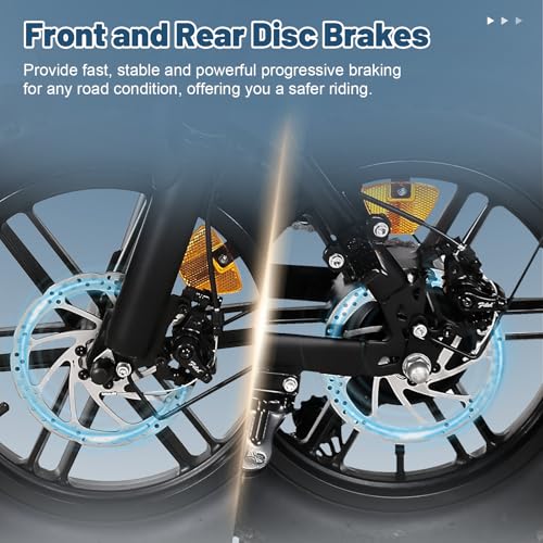 Electric Bike for Adults, 500W Motor, Removable Battery, Fat Tire, 7-Speed B59635