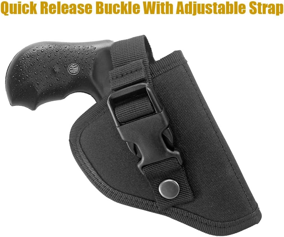 Outside Waistband Revolver Holster with Belt Clip W3576