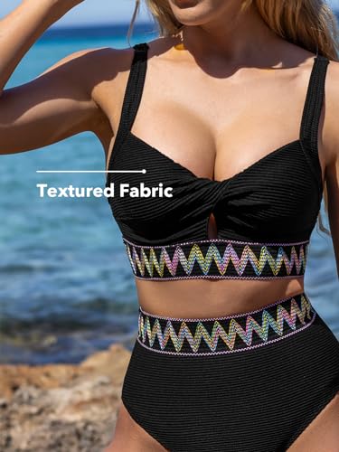 Women's Two Piece High Waisted Bikini Set N930173