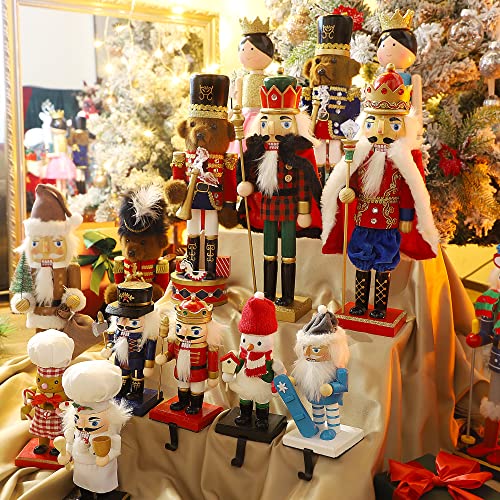 14 Inch Christmas Nutcracker Bear Drummer Ornaments, Tabletop Centerpiece Decor W663