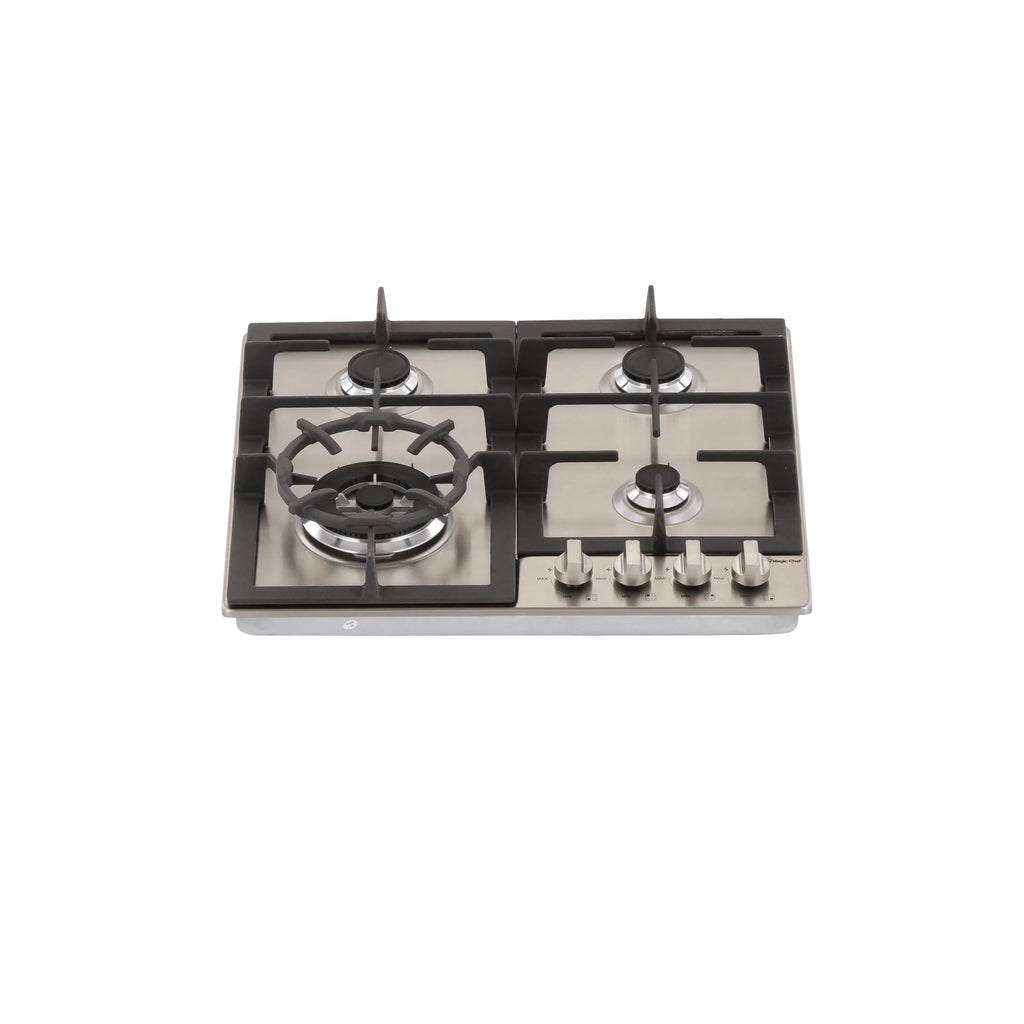 24 Inch Gas Cooktop with 4 Burners, Stainless Steel A712