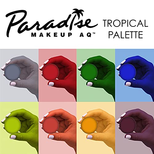 8 Color Face & Body Paint Palette, Water Activated M7690