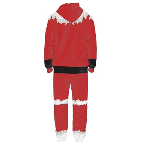 Adult Onesie Hooded One-Piece Pajama Zipper Jumpsuit for Men and Women I930