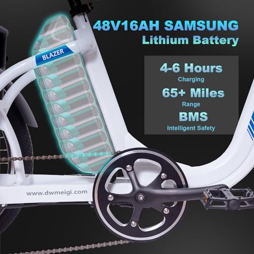 Adult Step Thru Electric Tricycle, 750W Motor, Full Suspension U94539