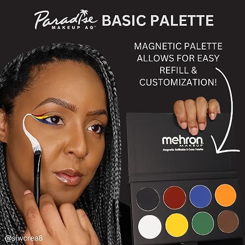 8 Color Face & Body Paint Palette, Water Activated M7690